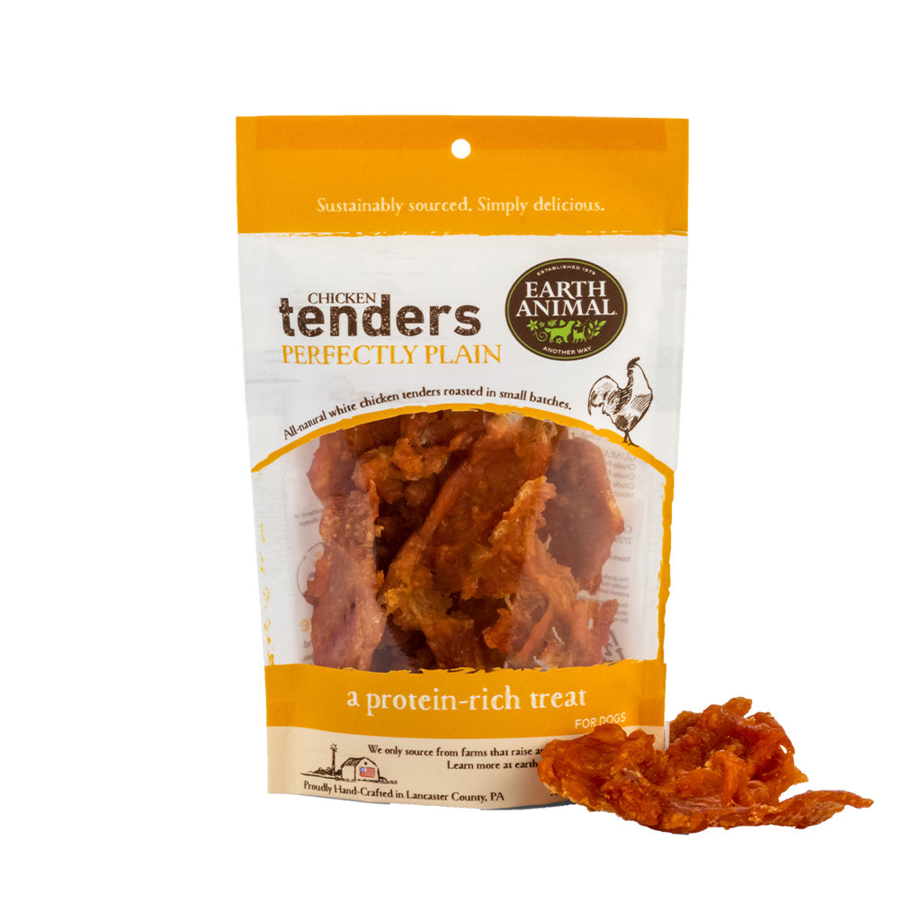 DISCONTINUED Earth Animal Chicken Tenders Plain 4oz