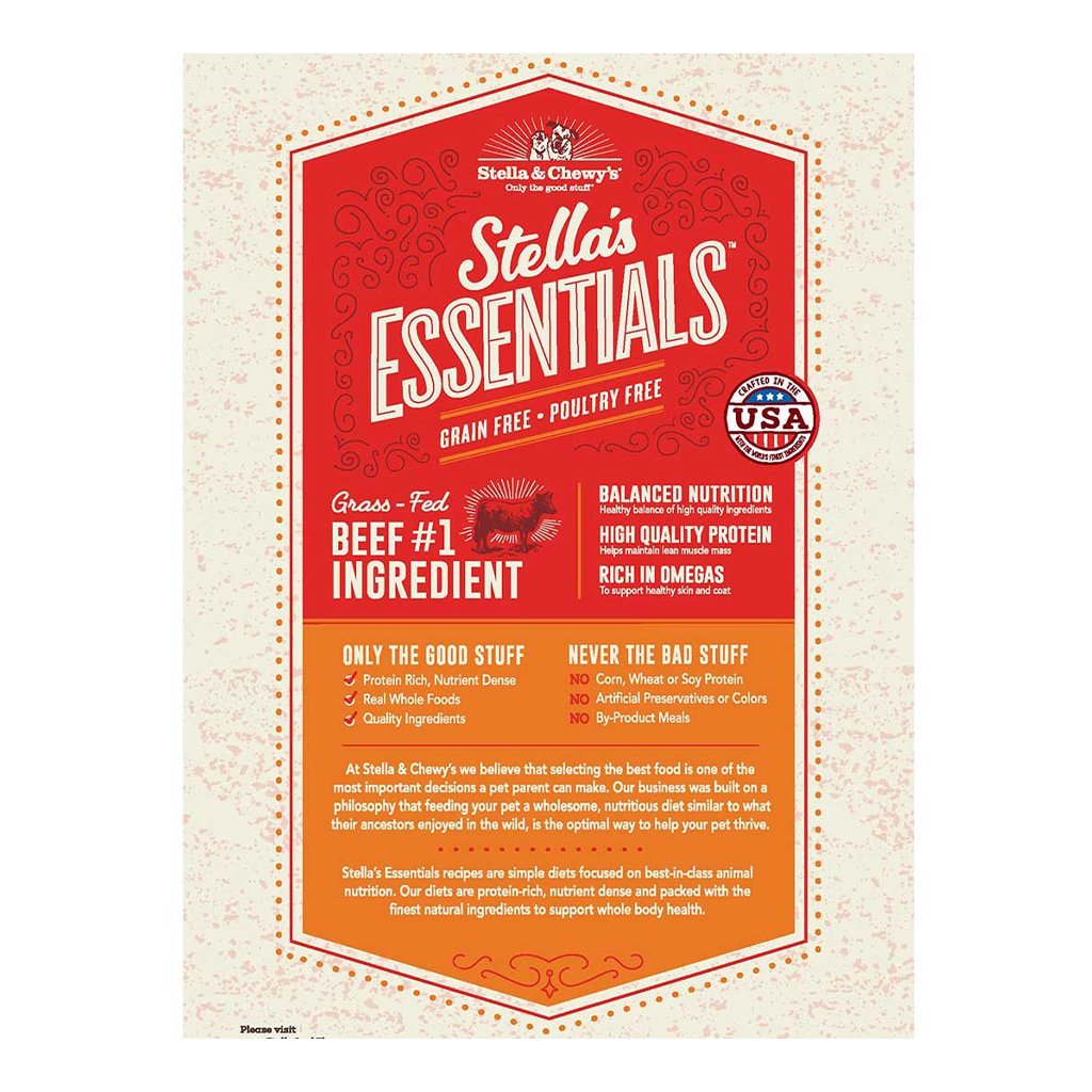 Stella & Chewy's Dog Essentials High Plains Red Recipe Beef