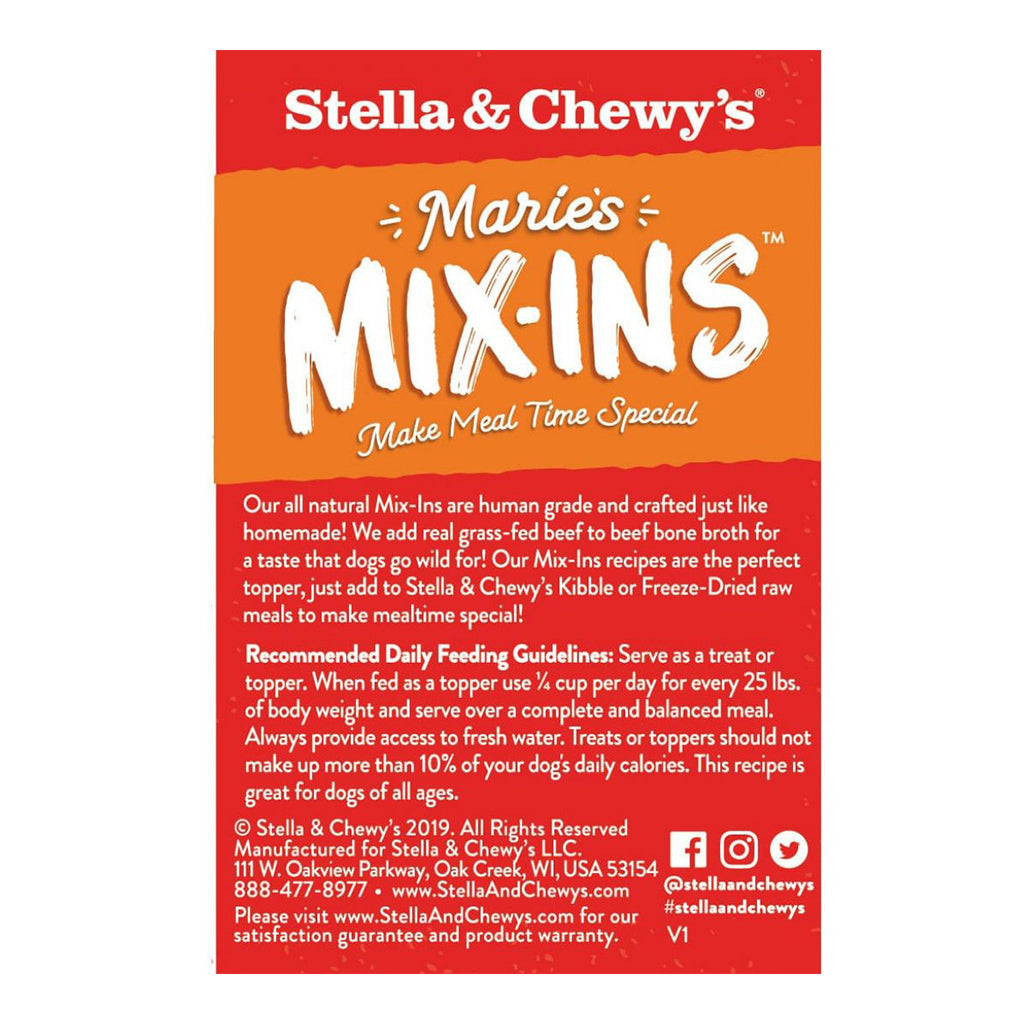 Stella & Chewy's Dog  Marie's Mix-Ins Beef & Pumpkin