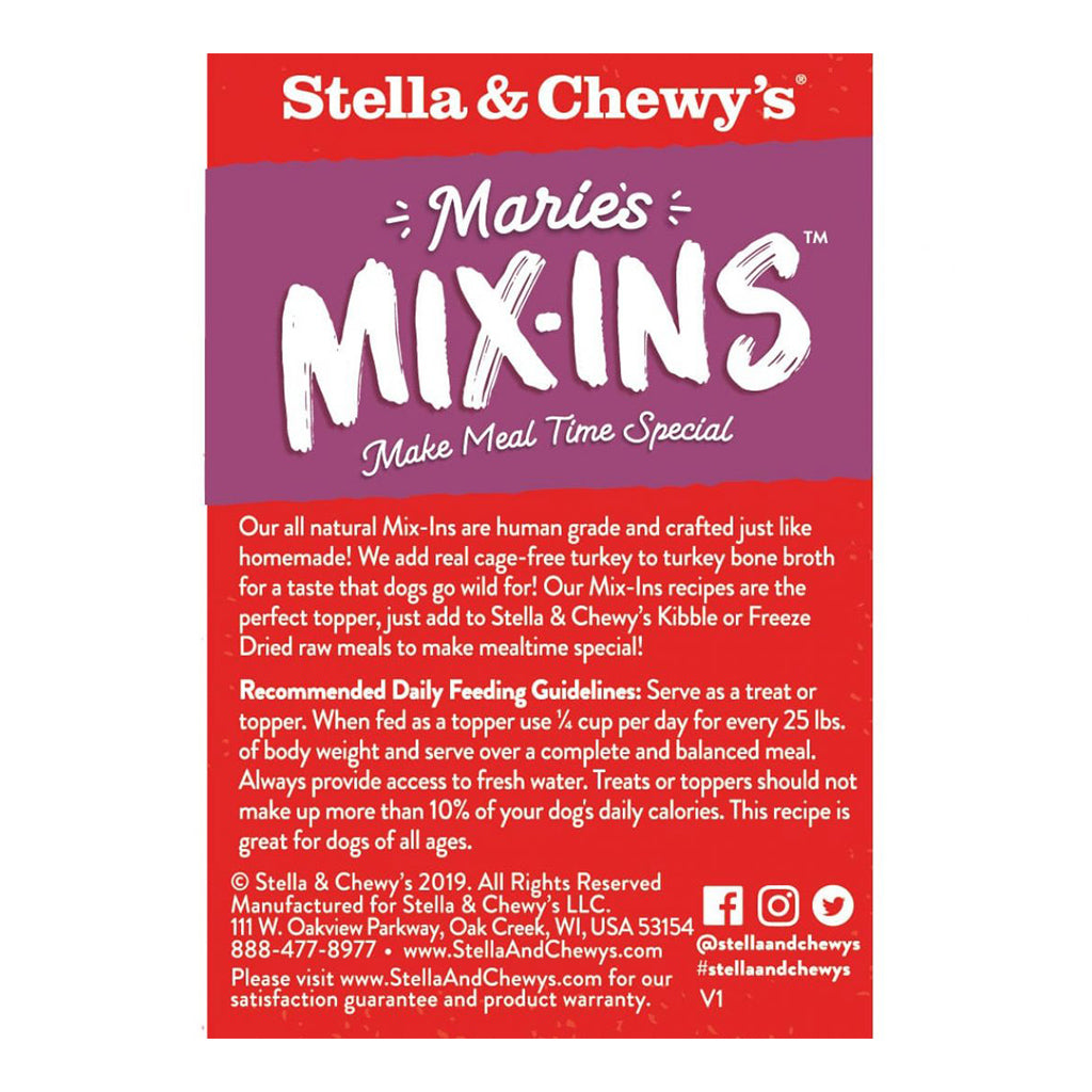 Stella & Chewy's Dog  Marie's Mix-Ins Turkey & Pumpkin