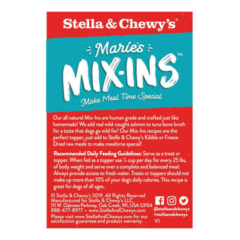 Stella & Chewy's Dog  Marie's Mix-Ins Salmon & Pumpkin
