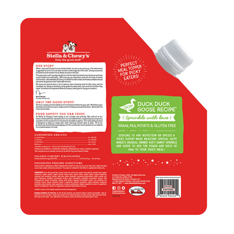 Stella & Chewy's Dinner Dust DUCK 7oz