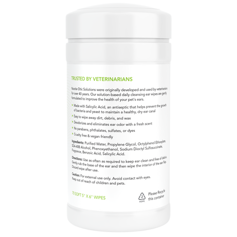 Nootie Ear Wipes Cucumber Melon 70 count