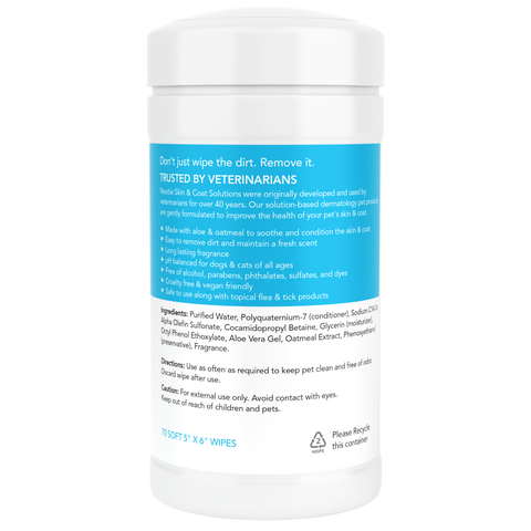 Nootie Grooming Wipes Sweet Pea & Vanilla 70 count