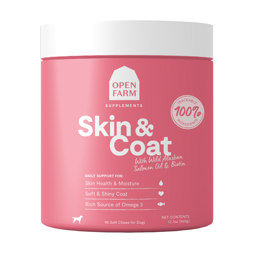 Open Farm Skin & Coat Supplement Chews 90CT