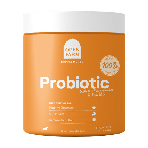 Open Farm Probiotic Supplement Chews 90CT