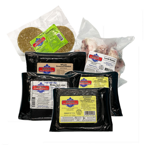 Halshan Whole Ground Rabbit With Bone & Vegetables 1lb