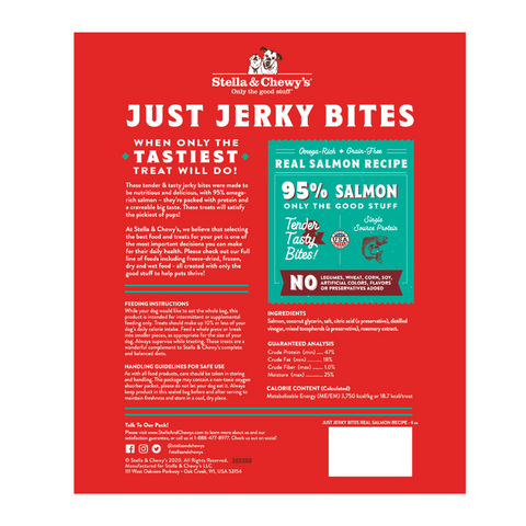 Stella & Chewy's Just Jerky Bites Salmon 6oz